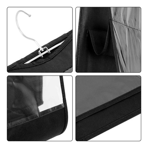 Organizador Colgantes Para Bolsos En Armario Color Negroab