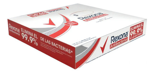 Pack Rexona Jabon Barra Antibacterial 6x90 G