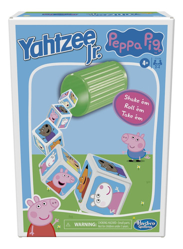Juego De Mesa Yahtzee Jr. Peppa Pig Edition Para Fr80jm