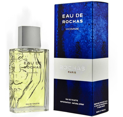 Eau De Rochas Hombre Perfume Orig 100ml Perfumesfreeshop!!!