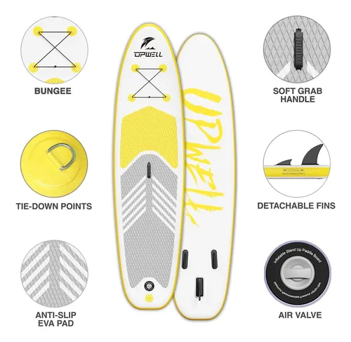 Tablero De Paleta De Pie Inflable De Aguas Ascendentes Sup