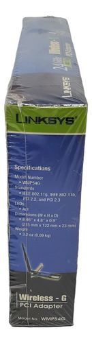 Tarjeta De Red Cisco Linksys Wireless-g Pci Adapter Wmp54g