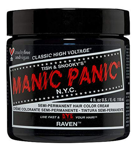 Manic Panic - Raven Cream Hair Color 4 Fl. Onz