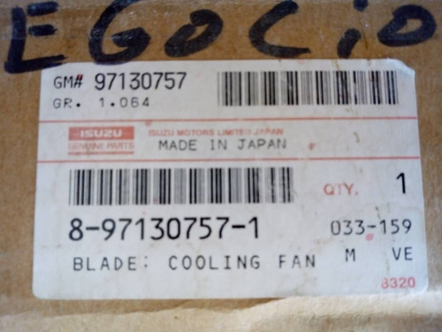 Aspa De Fan Chev Luv Dmax 2.5/3.0 Turbo - 8971307571