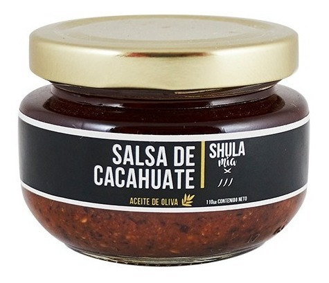 Salsa De Cacahuate Artesanal 100% Natural 100grs