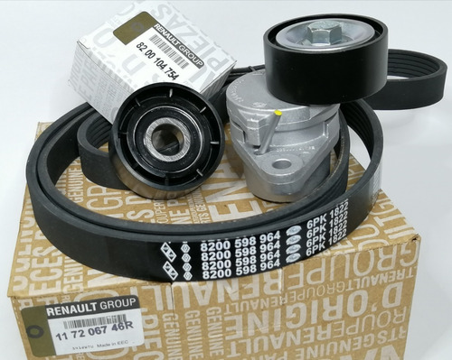 Kit Accesorios Correa Tensor Polea Renault Logan Sandero