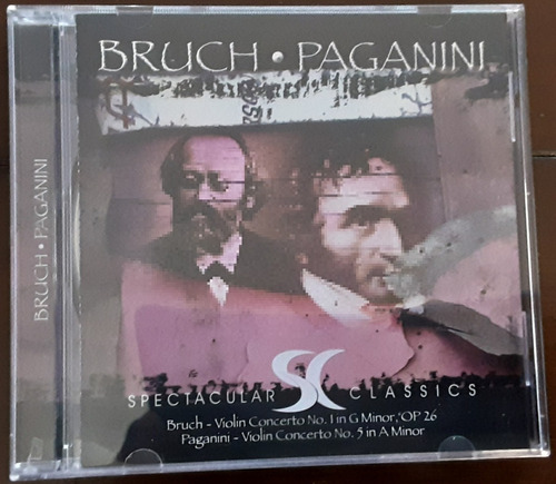 Bruch / Paganini - Spectacular Classics Cd Importado Uk