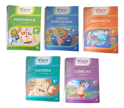 Matemática, Língua Portuguesa, História, Geografia, Ciências.: 1º Semestre, De Educacional. 4ºano, Vol. 1. Editorial Mackenzie, Capa Mole, Edição Ensino Fundamental Em Português, 2015