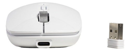 Mouse Sem Fio Recarregável Bateria C3tech M-w80 1600dpi