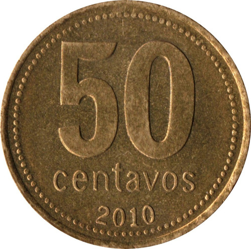 Moneda Argentina 50 Centavos 2010