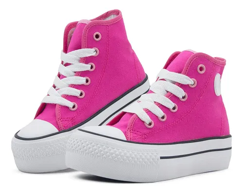 Bubble Gummers® Tenis Plataforma Niña Chunky Rosa 17-24