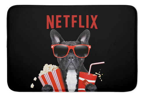 Tapete Personalizado Antiderrapante De Porta Netflix