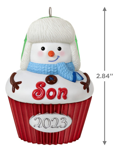 Adorno Navideño Hallmark Keepsake 2023 Son Cupcake