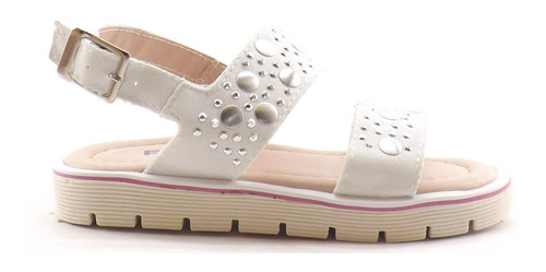 Sandalias Bajas Nena Verano Sin Taco Tachas 808 23-26 Pshoes