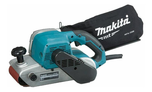 Lijadora  profesional  de banda Makita MT M9400B  turquesa 940W 220V