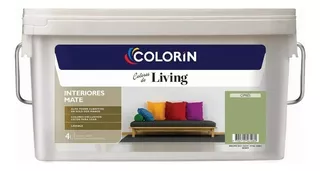 Latex Interior Mate Lavable Cubritivo Living Colorin 4l Yani Color Cipres