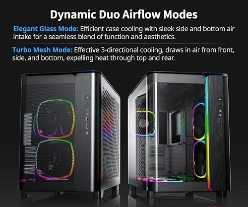 Montech King 95 Pro Dual-cámara Atx Atx Case De Juegos De Pc