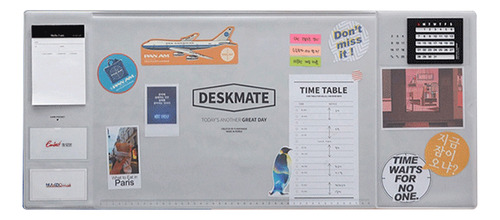 Mouse Pad Multifuncional Com Armazenamento E Calendário Para