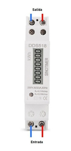 Medidor De Consumo De Eléctrico Contador - Monitor Corriente