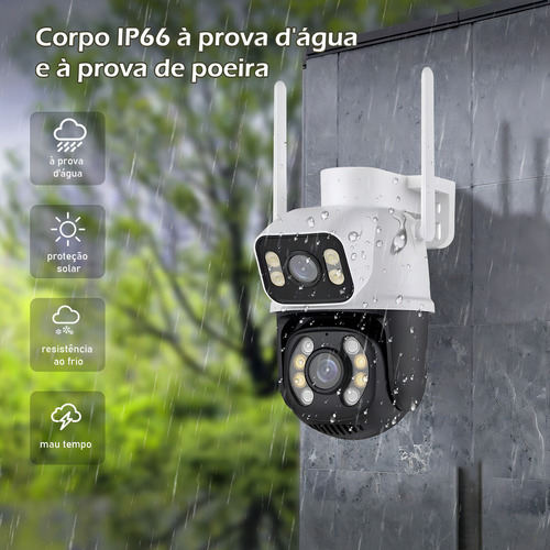Wifi Smart Camera A28b Externa Cor Branco/preto