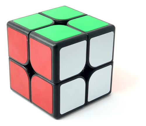 Estrutura sem adesivo colorida lubrificada magnética Rubik's Cube 2x2 Shengshou Mr. M