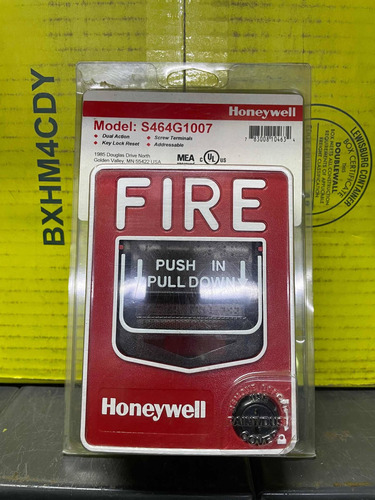 Estación Manual S464g1007 Honeywell Detección Incendios