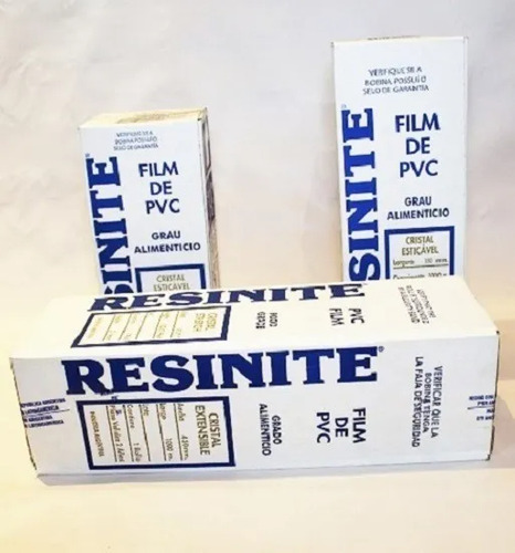 Film Resinite 45cm X 1000 Metros Cristal Grado Alimenticio