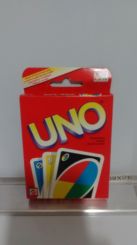 Cartas Uno Mattel Originales (juego De Mesa Uno Mattel)