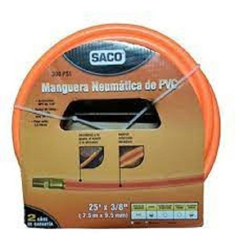 Manguera Para Compresor Pvc 15m X 3/8