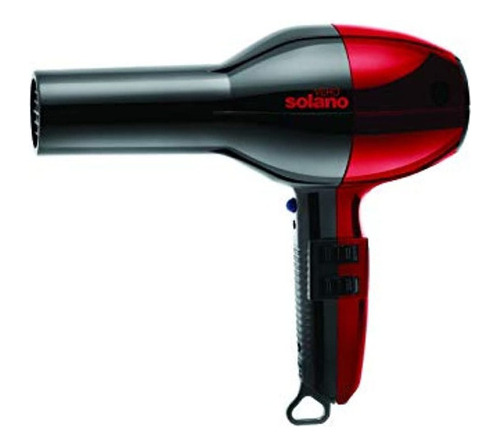 Secador De Pelo De Velocidad Ligera Solano Vero Rosso 1600w