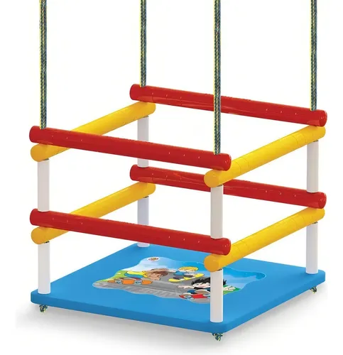 Balanço Infantil Junges de Madeira com Proteção de 8 Barras