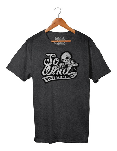 Playera So What Mexico  Logo Gris Oxford