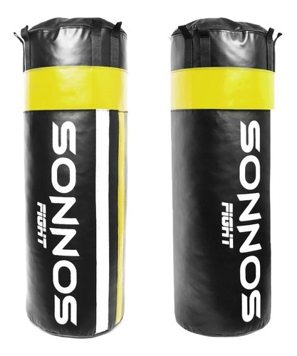 Bolsa De Boxeo Sonnos 1,50 Mts + Relleno Homologado Fab Gym Color Amarillo