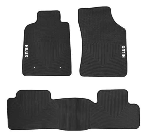 Alfombra Látex No Goma Heavy Duty Toyota Hilux 2005-2015