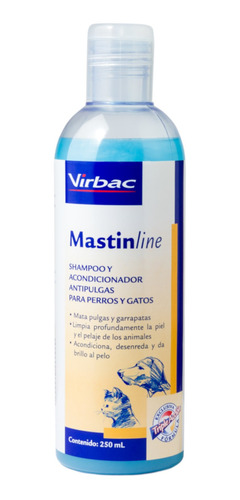 Shampoo Para Pulgas Y Garrapatas 250ml - Mastin