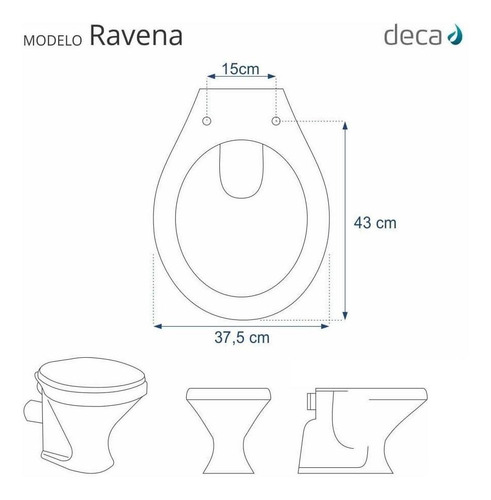 Assento Sanitário Poliéster Ravena Rosa Floral P/ Louça Deca