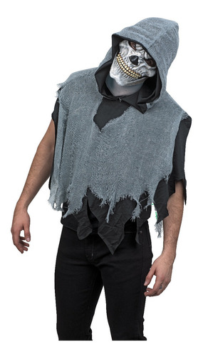 Disfraz De Calavera Esqueleto Para Adulto De Parka Grim Reaper Disfraz Halloween Ghoulish Productions