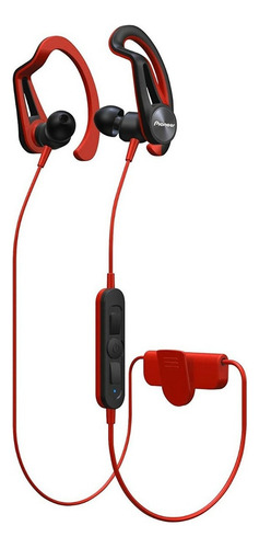 Auriculares Pioneer Deportivos Hook Bluetooth Se-e7bt Ear Color Red