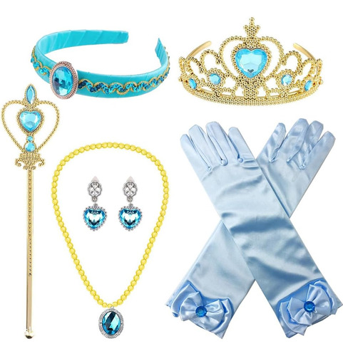 6 Piezas De Accesorios De Disfraz De Princesa Jasmine Para N