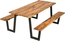 Comprar Mesa De Picnic Con 2 Bancos, Juego De Mesa De Picnic
