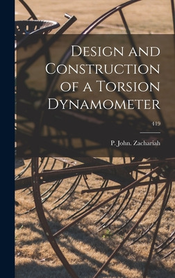 Libro Design And Construction Of A Torsion Dynamometer; 4...
