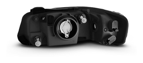 Optica Volkswagen Gol 06/14 Derecho Aro Negro