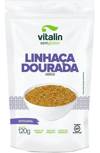 Linhaça Dourada Integral Vitalin 120g