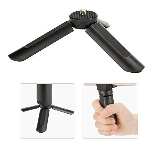 Imagen 2 de 10 de Tripode Mini Ulanzi St05 Camaras Dsrl Rosca 1/4 Soporte Grip