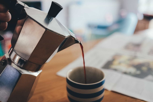 Imagem 6 de 10 de Cafeteira Italiana Moka Em Alumínio 3 Cafés 150ml Original