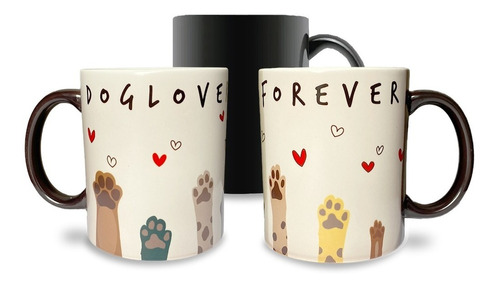 Dog Lover Forever - Tazón Mágico 11 Oz