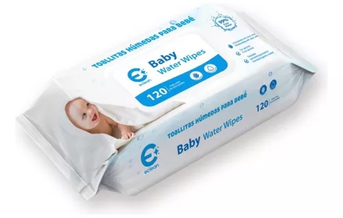 Baby Water Wipes toallitas de bebé – 120 unidades – Ecleanchile