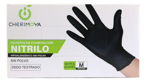 Guantes Negro Nitrilo Cherimoya