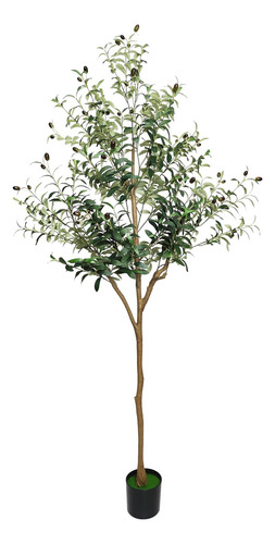 Árbol De Olivo Artificial 180 Cm En Maceta Decoración Exteri