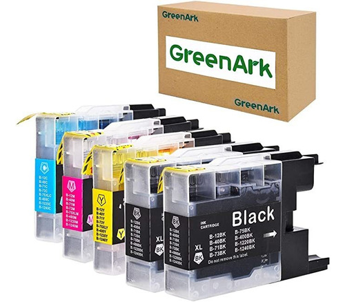 Greenark - Cartucho De Tinta Compatible Para Brother Lc75 L.